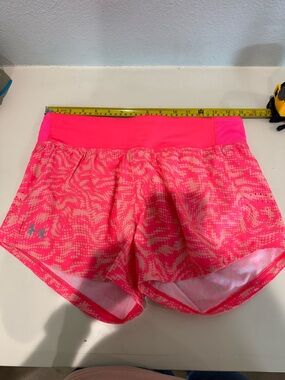 Under Armour Women’s Neon Pink Patterned Athletic Shorts
